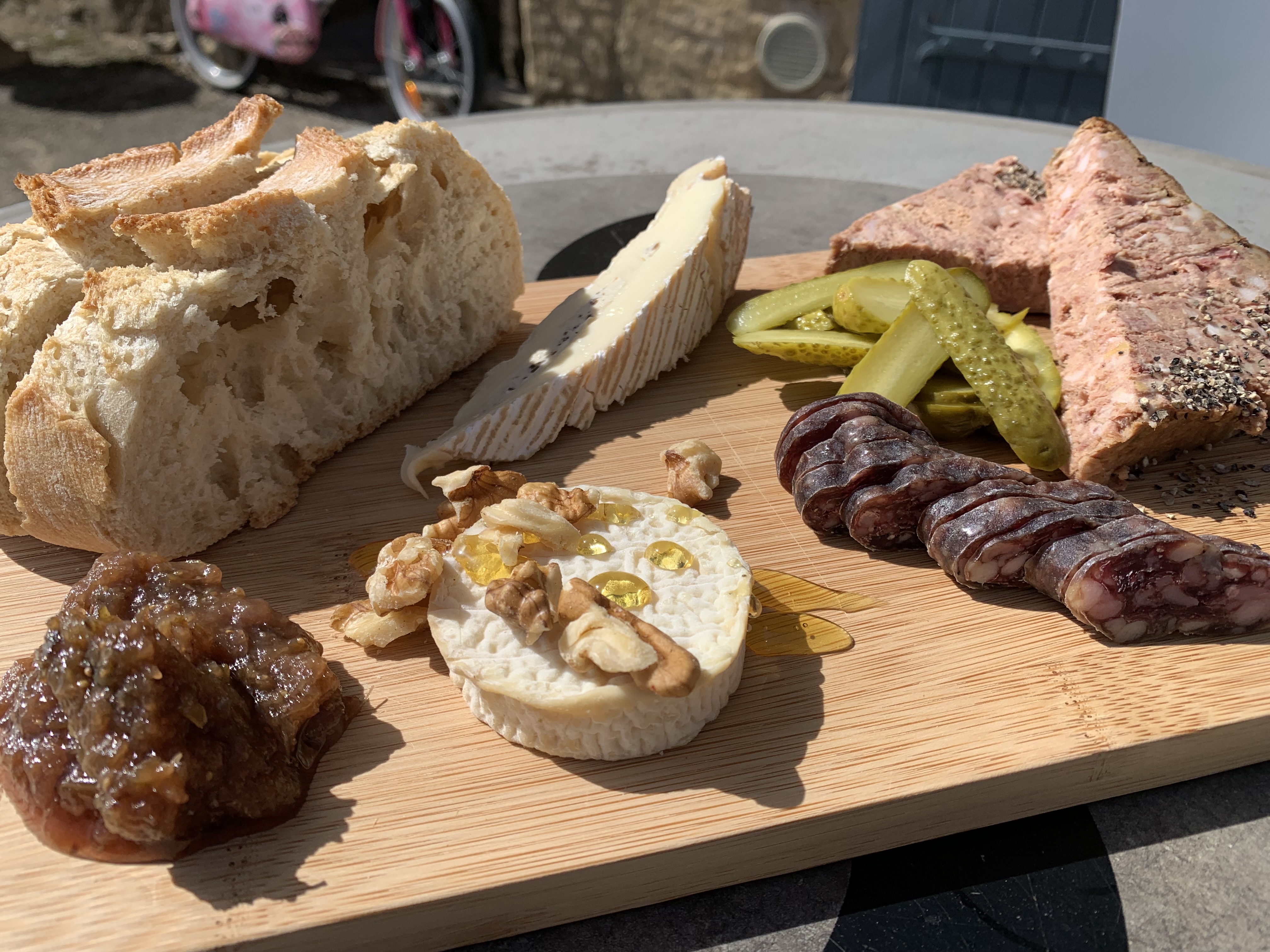 Charcuterie and cheese board for seasonal entertaining